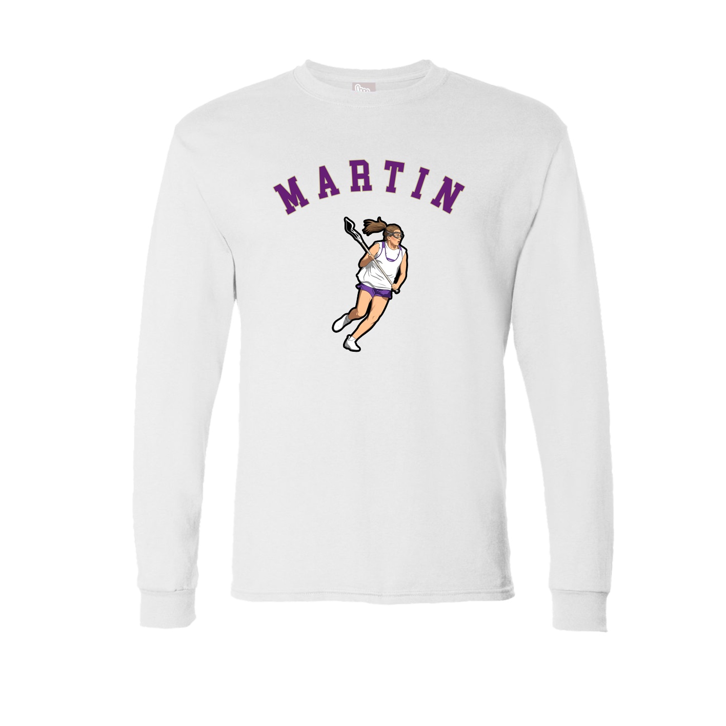 Long Sleeve Tee — Shirsey Arch in White