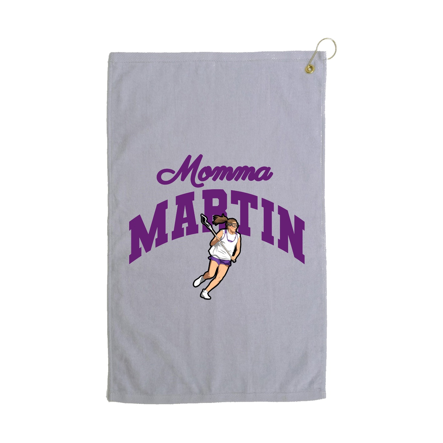 Golf Towel — Mothers Day Arch in Grey