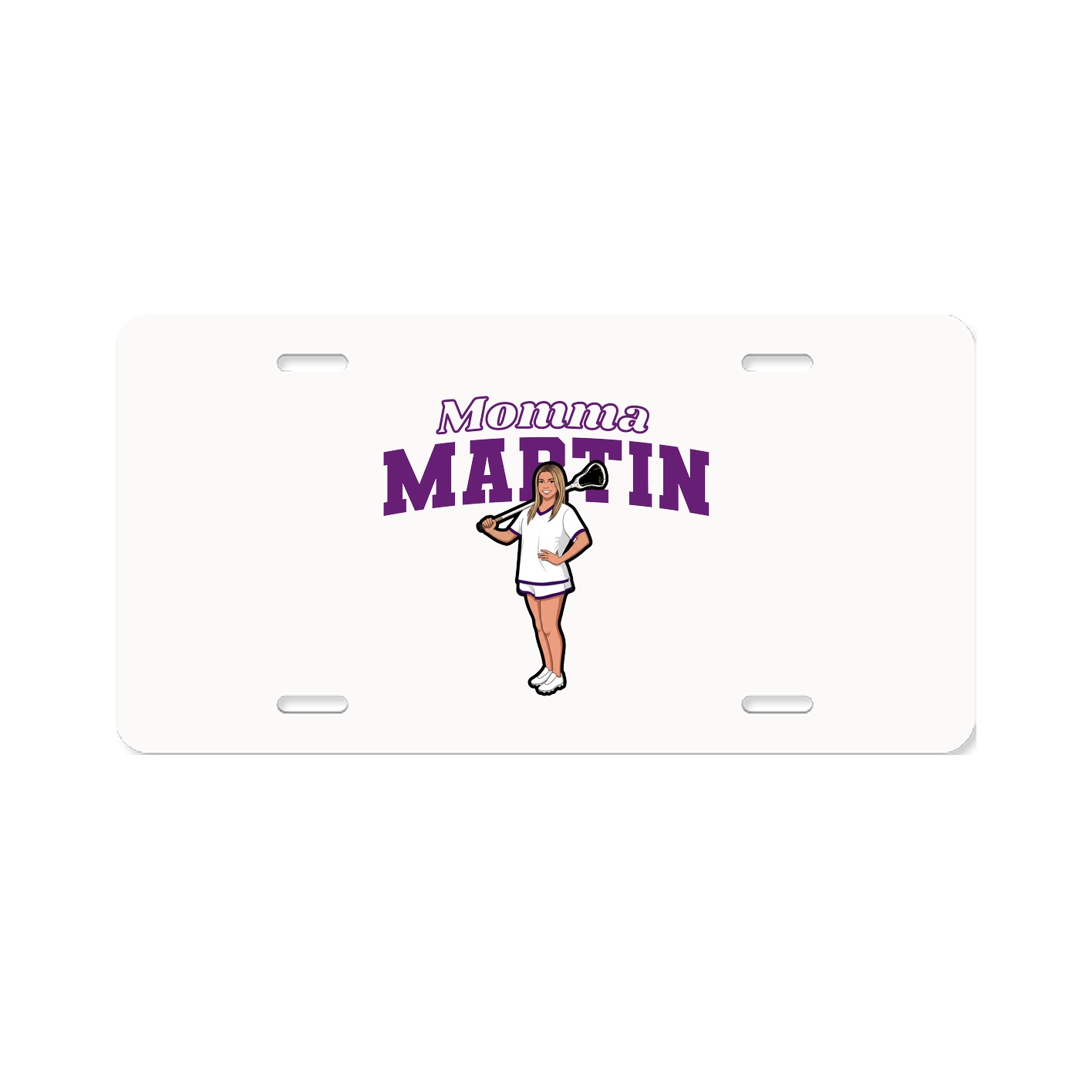 License Plate — Mothers Day Block in Classic