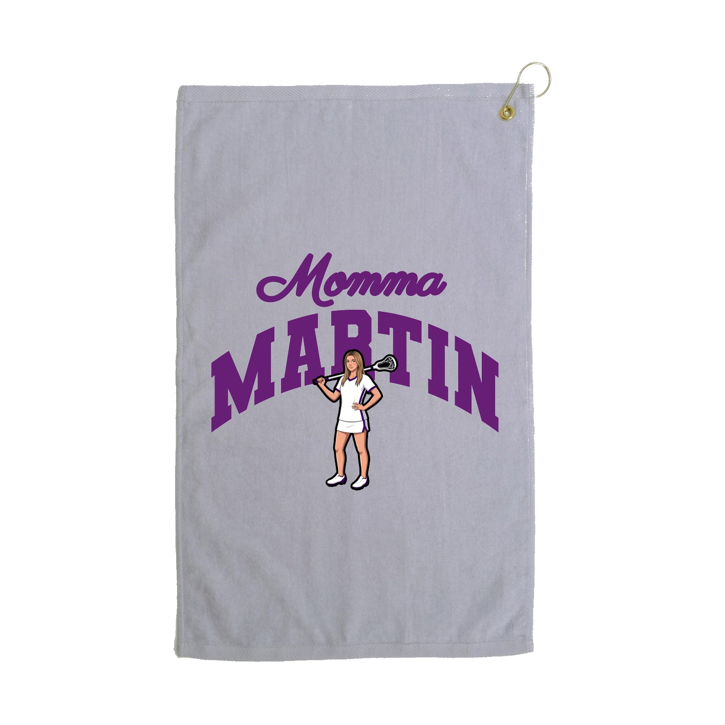 Golf Towel — Mothers Day Arch in Grey