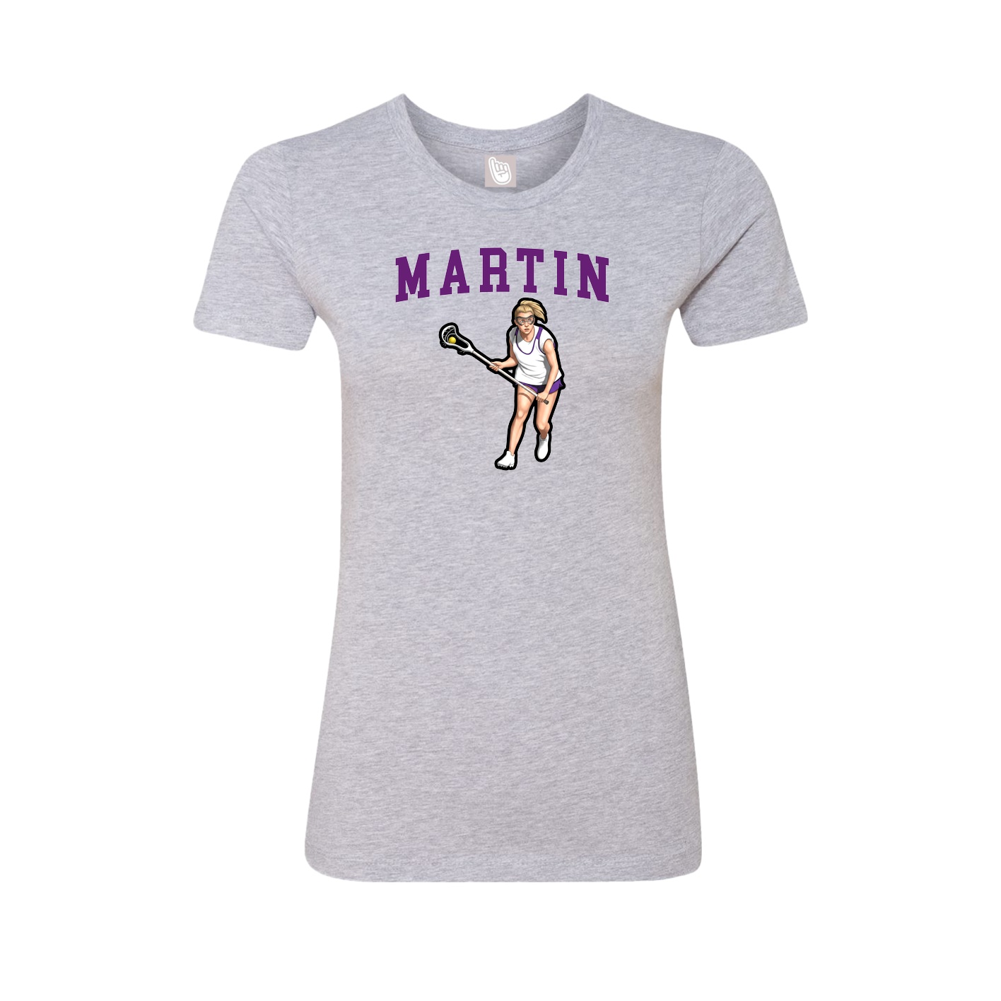 Fitted Women's Tee — Shirsey in Grey