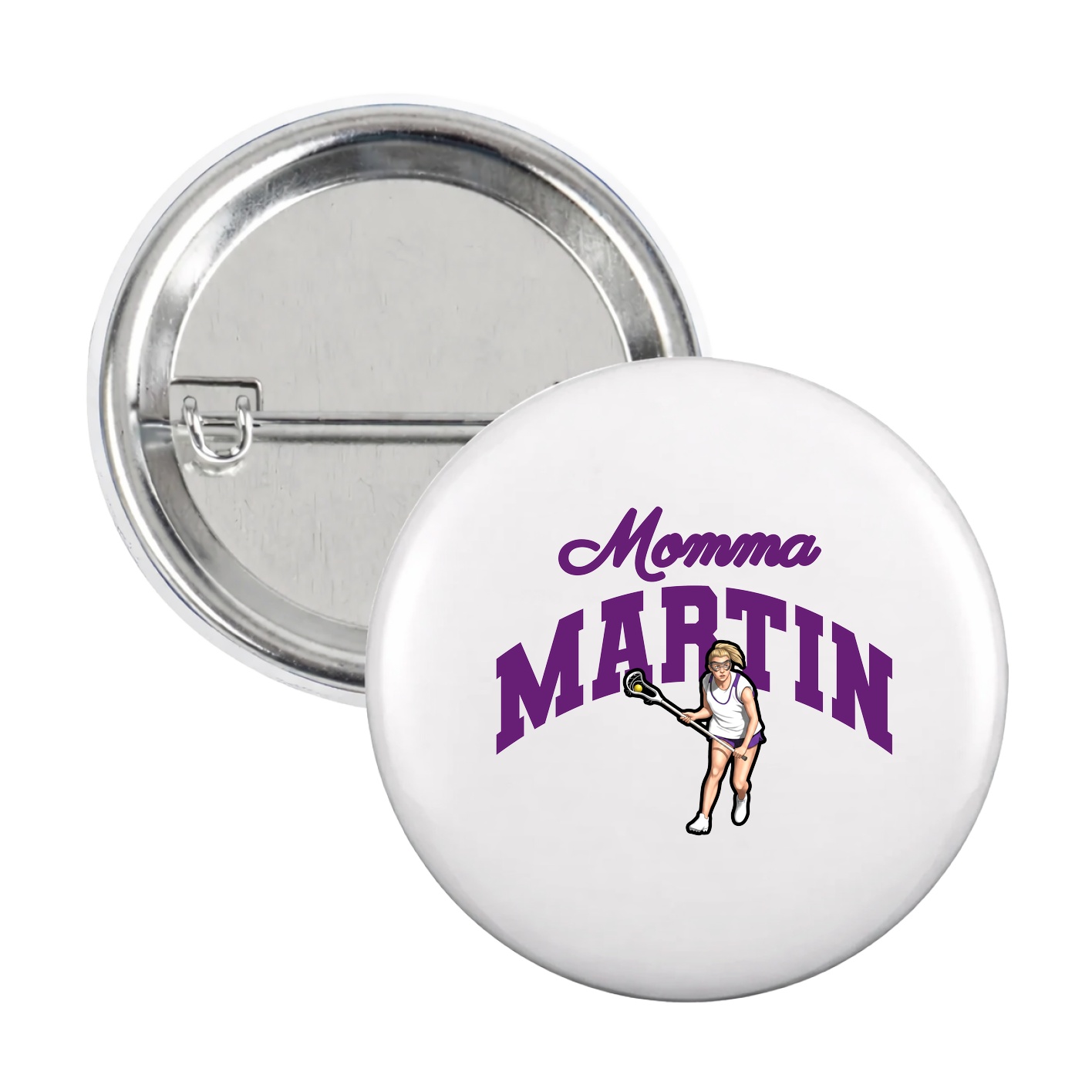 Game Day Button — Mothers Day Arch in White