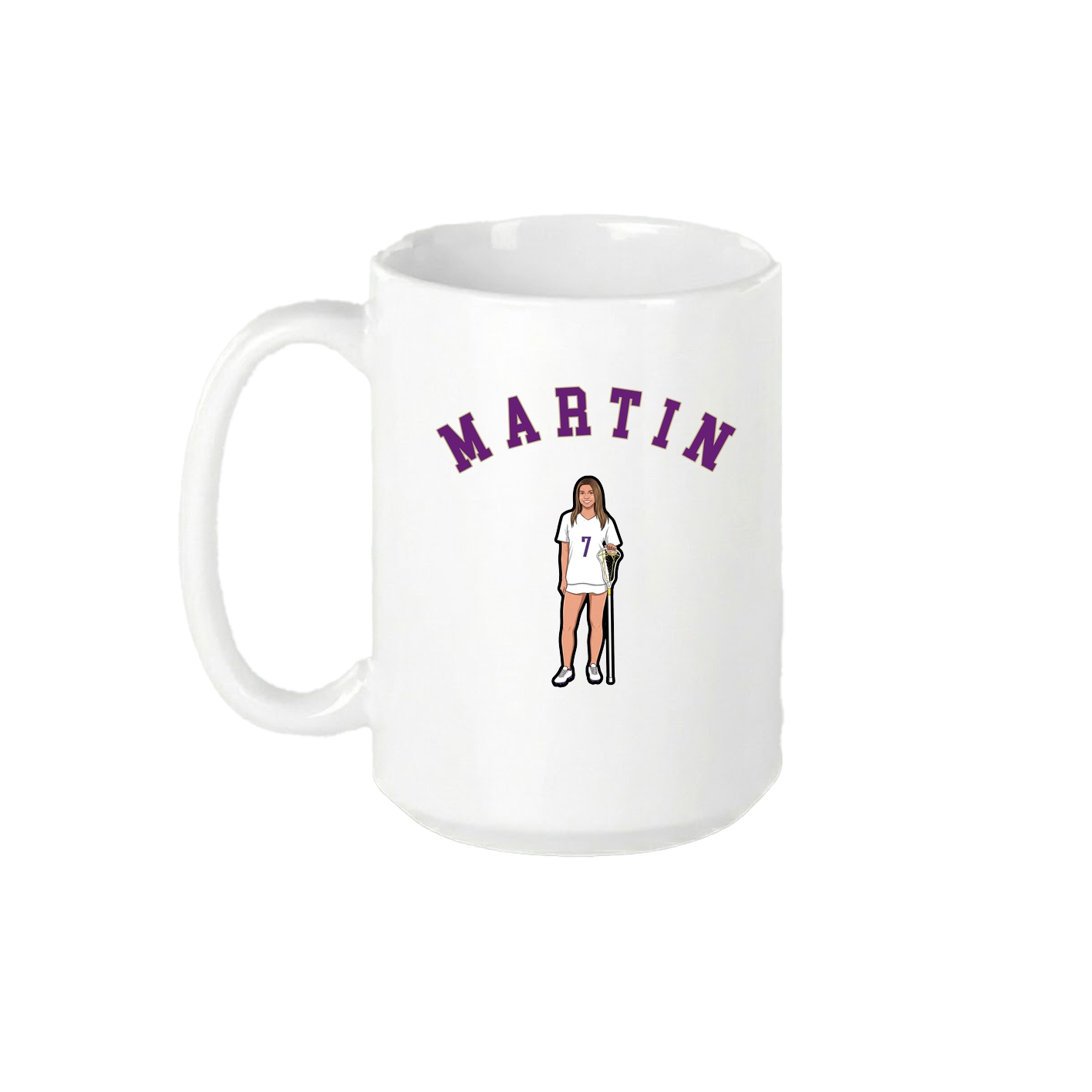 15oz Coffee Mug — Shirsey Arch in White
