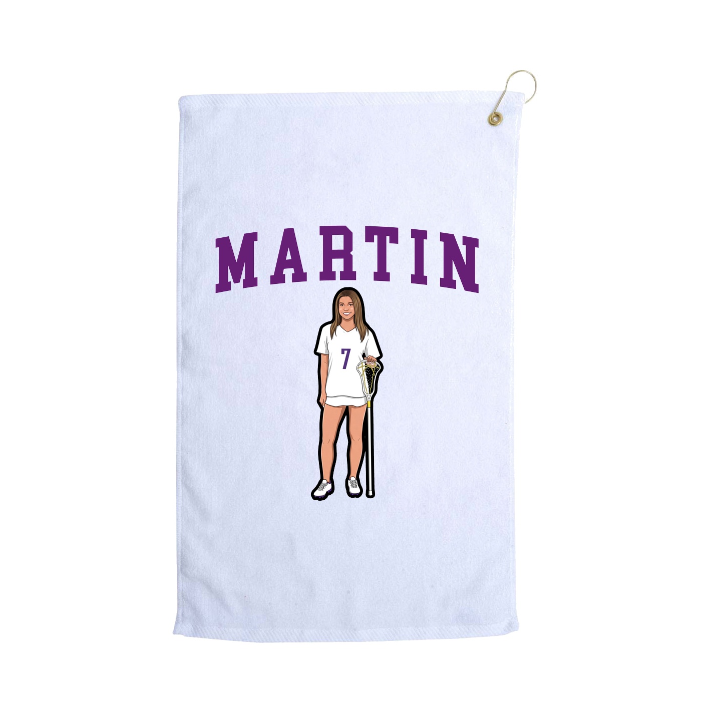 Golf Towel — Shirsey in White