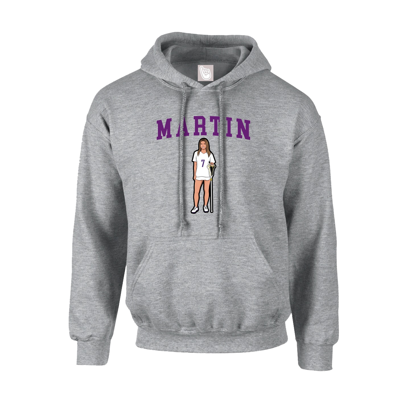 Hoodie — Shirsey in Grey