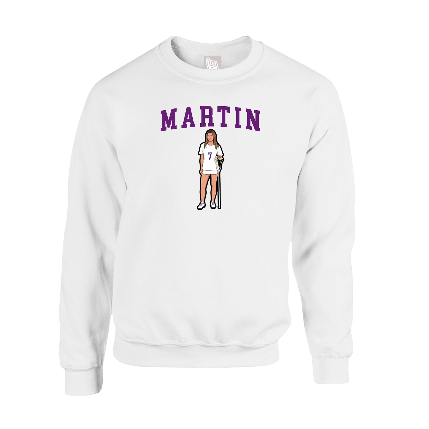 Fleece Crew — Shirsey in White