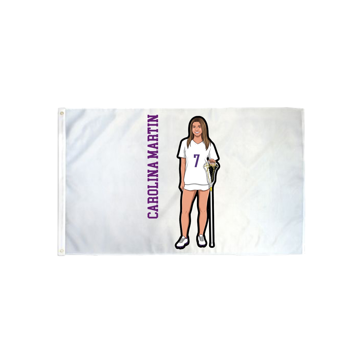 3x5 Flag — Name Vertical in Classic