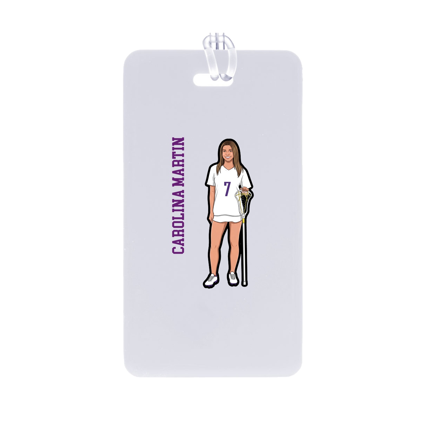 Bag Tag — Name Vertical in Classic