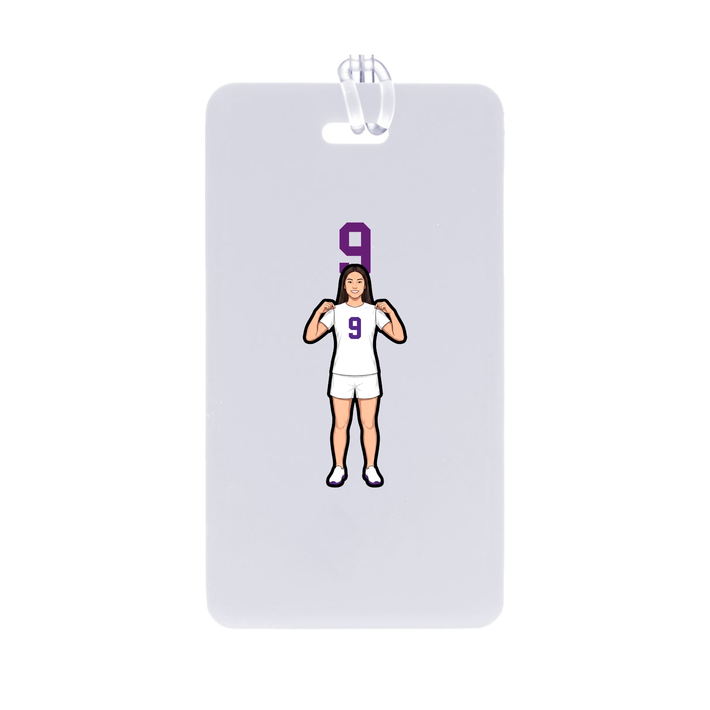 Bag Tag — Number Top in Classic