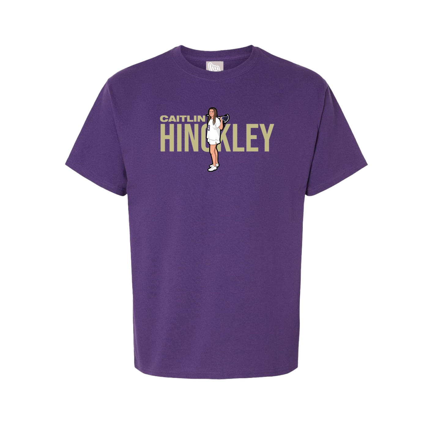 Youth Tee — Player Name in Purple