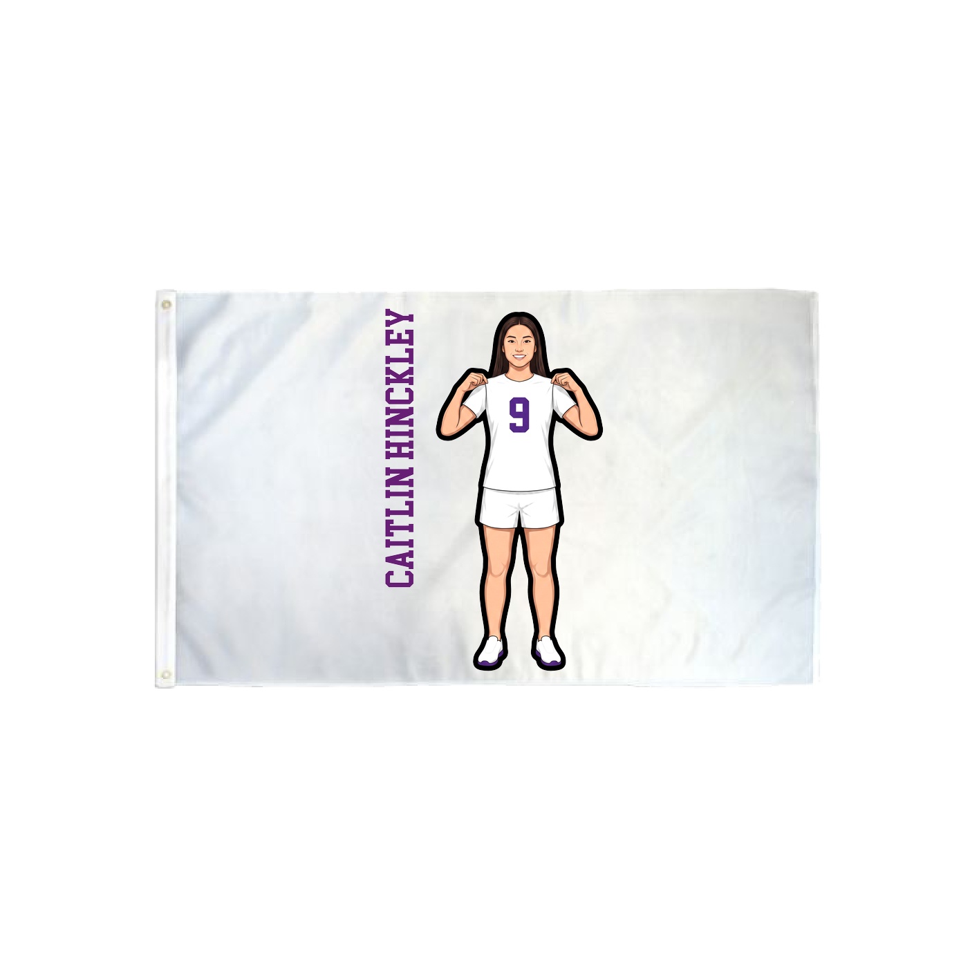 3x5 Flag — Name Vertical in Classic