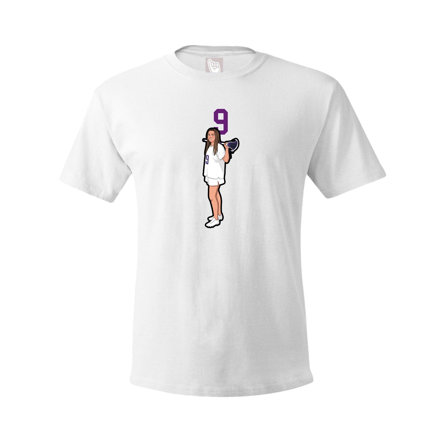 Tee — Number Top in White