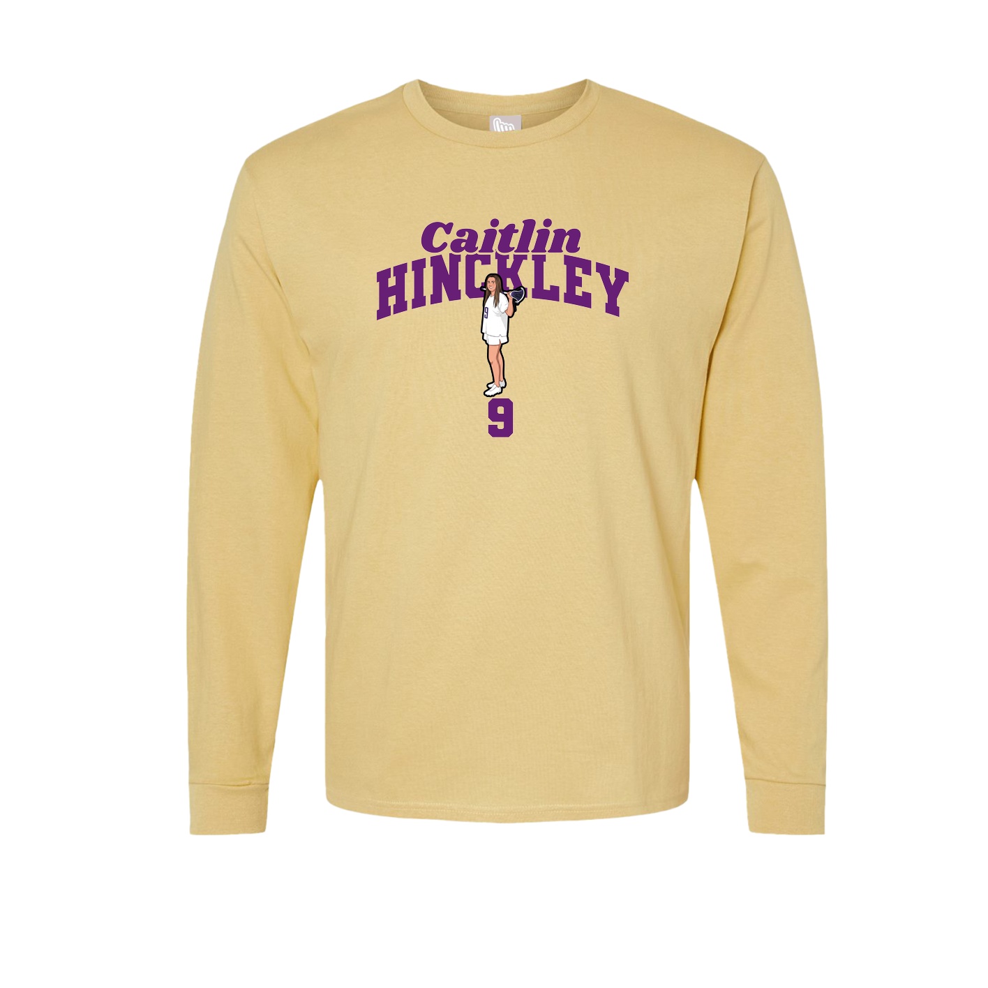 Long Sleeve Tee — Signature Arch in Vegas Gold