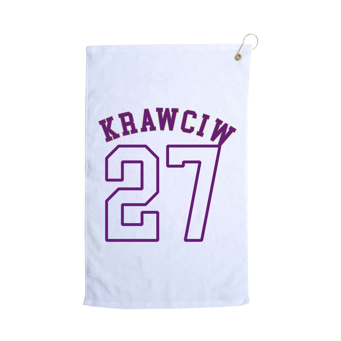 Golf Towel — Shirsey Arch in White