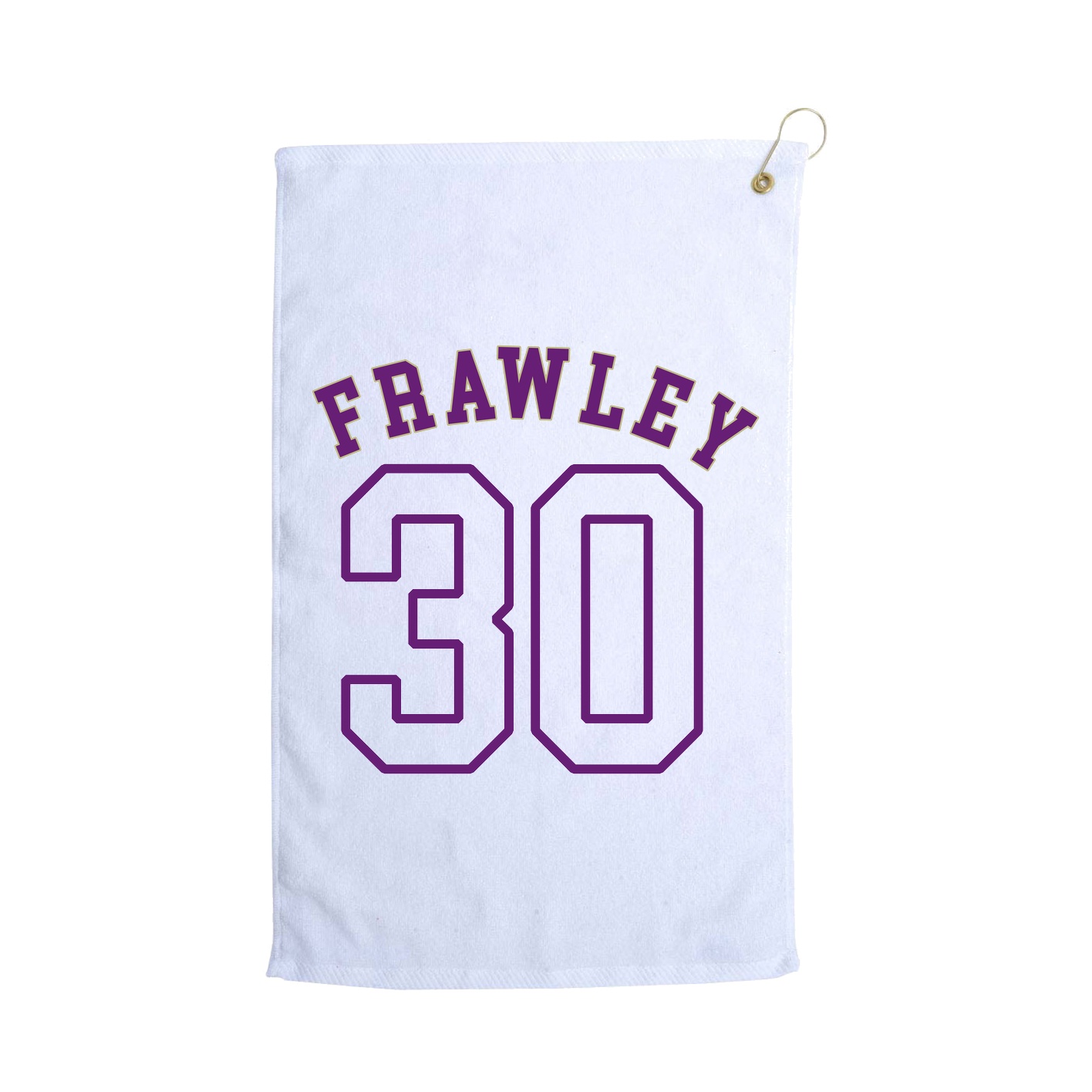 Golf Towel — Shirsey Arch in White