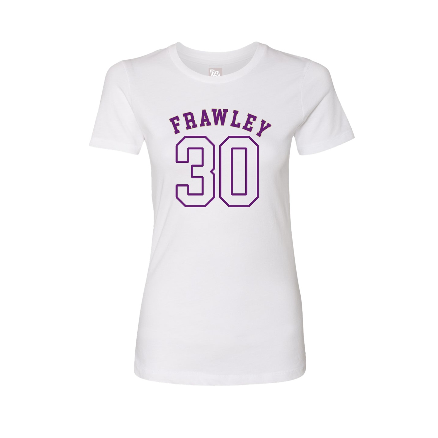 Fitted Women's Tee — Shirsey Arch in White
