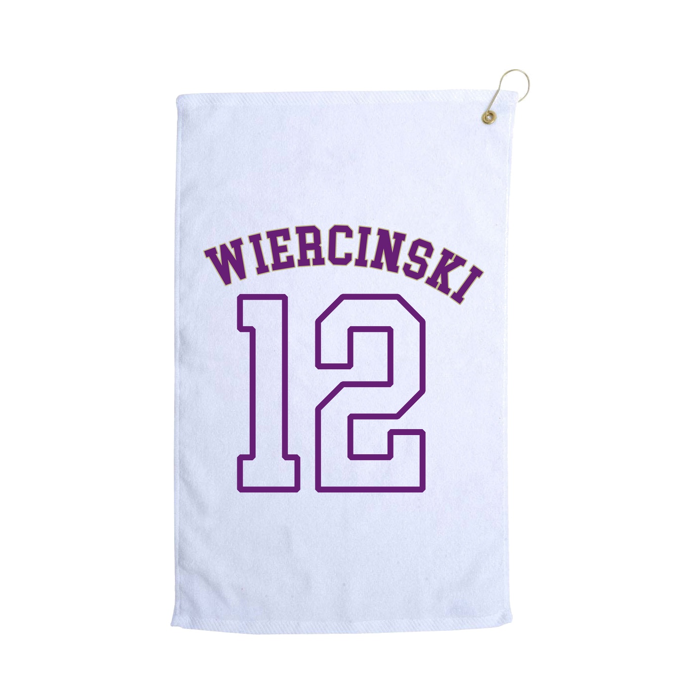Golf Towel — Shirsey Arch in White