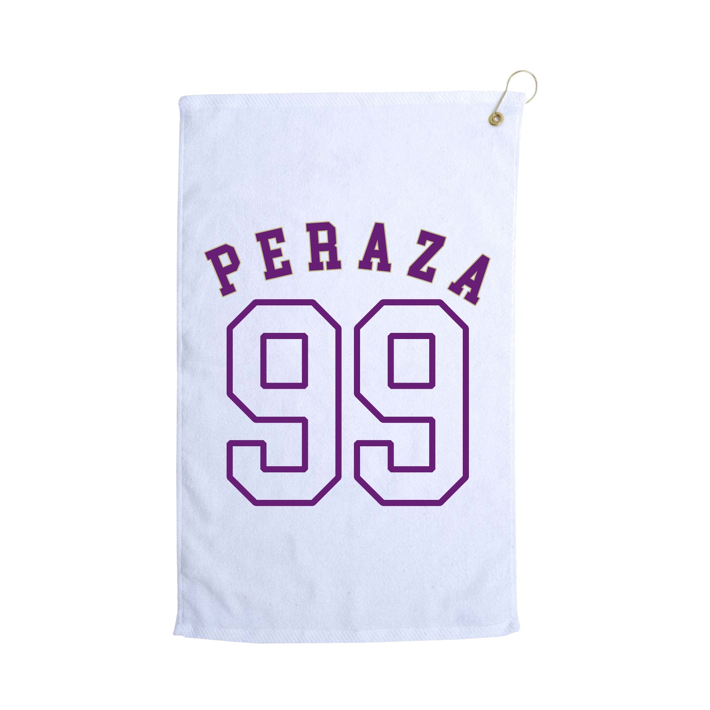 Golf Towel — Shirsey Arch in White