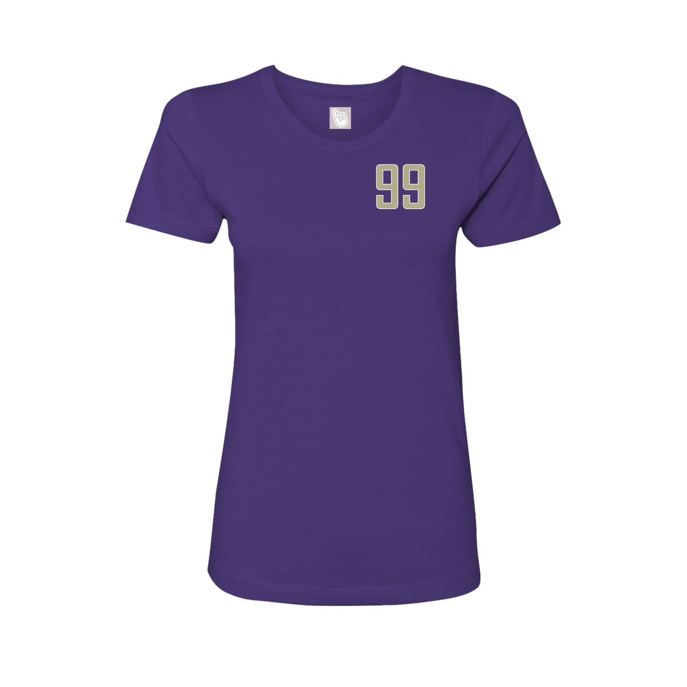 Fitted Women's Tee — Front Shirsy in Purple
