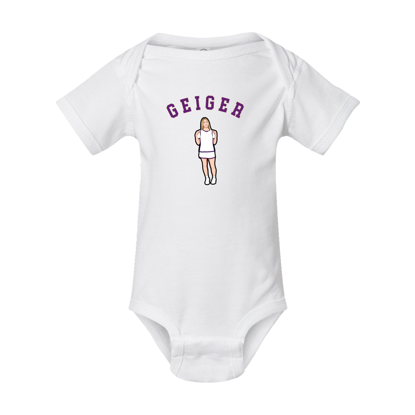 Baby Onesie — Shirsey Arch in White