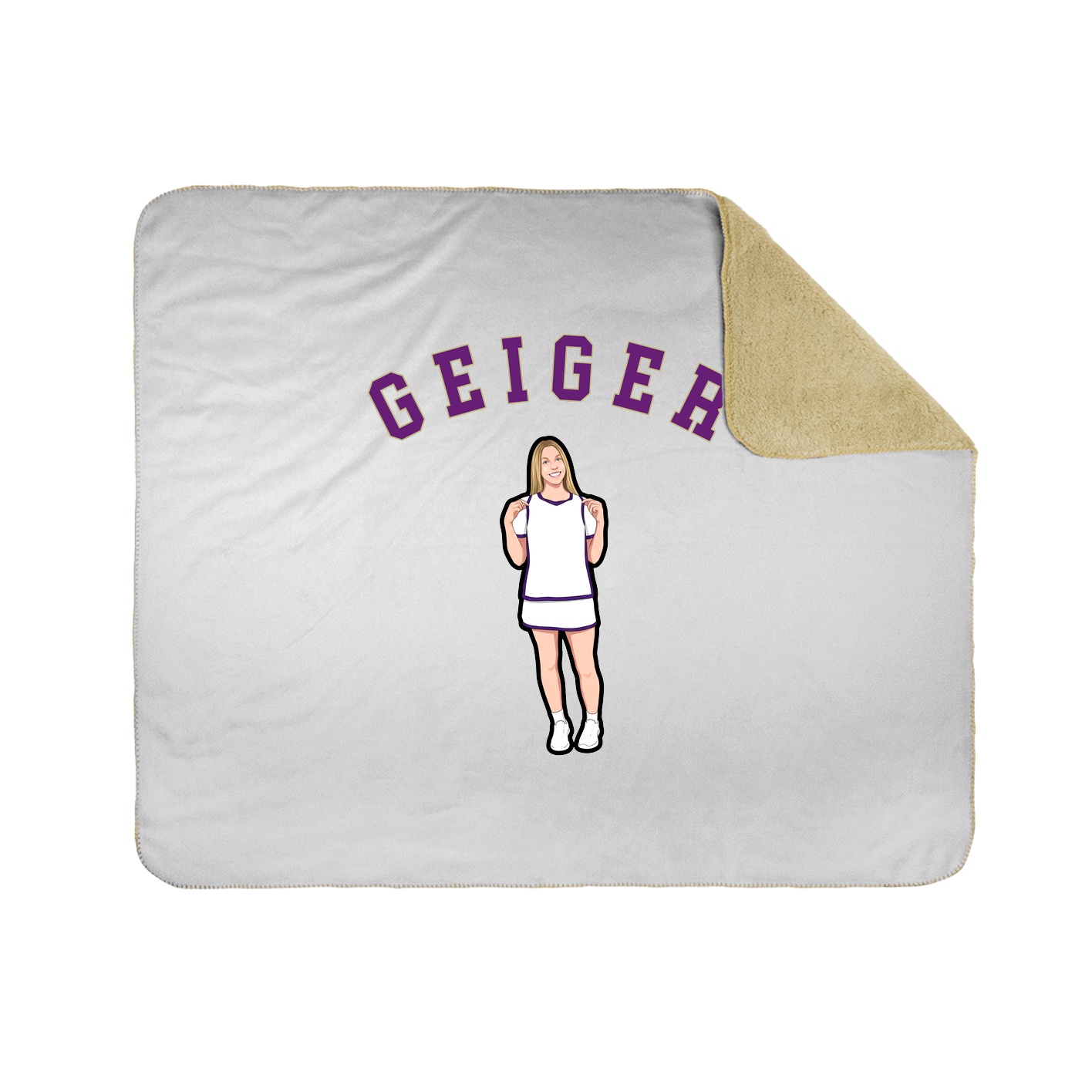 Throw Blanket — Shirsey Arch in White