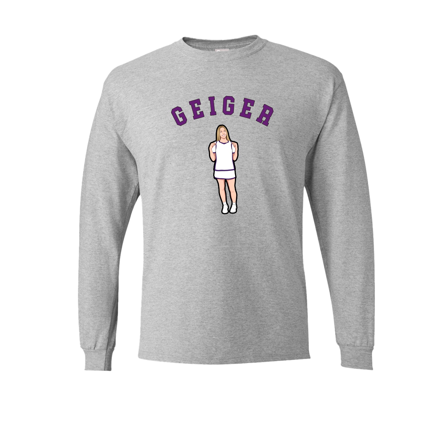 Long Sleeve Tee — Shirsey Arch in Grey