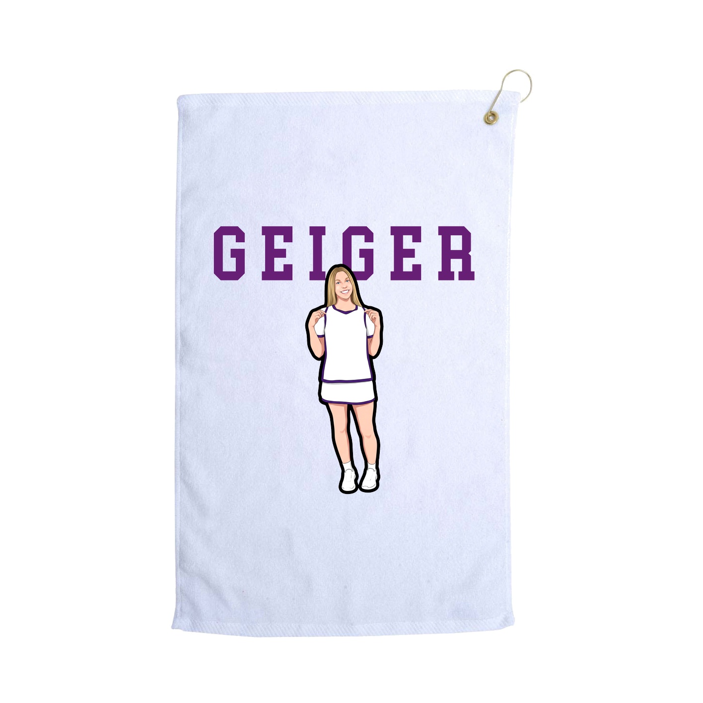 Golf Towel — Shirsey in White