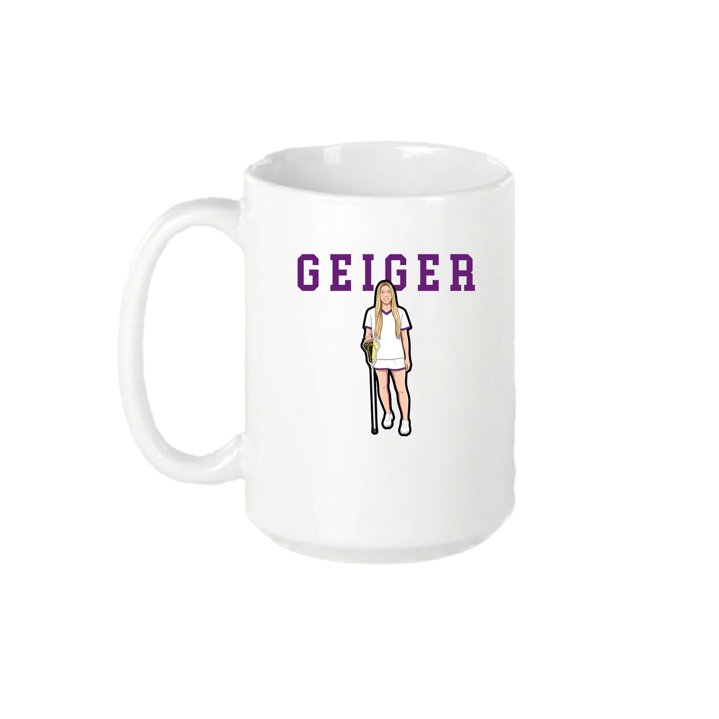 15oz Coffee Mug — Shirsey in White