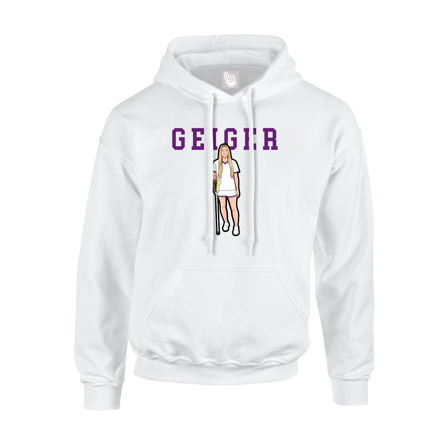 Hoodie — Shirsey in White