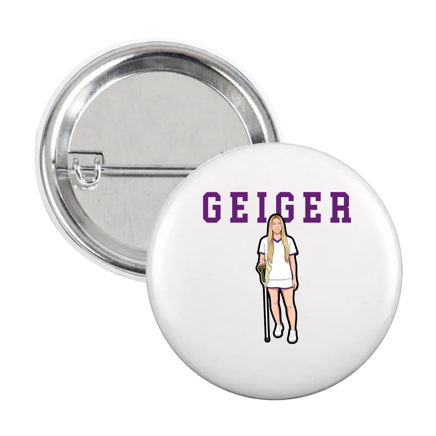 Game Day Button — Shirsey in White