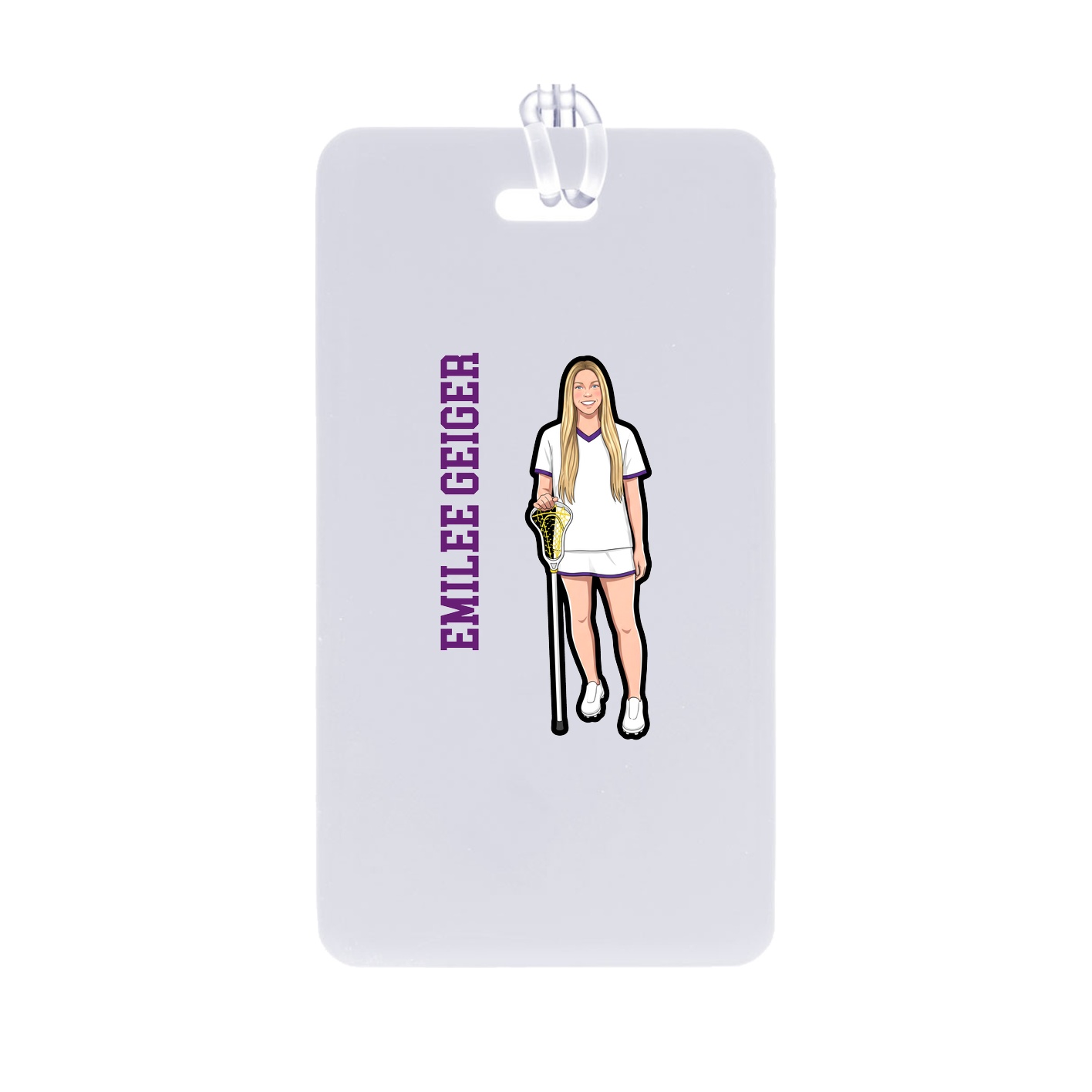 Bag Tag — Name Vertical in Classic