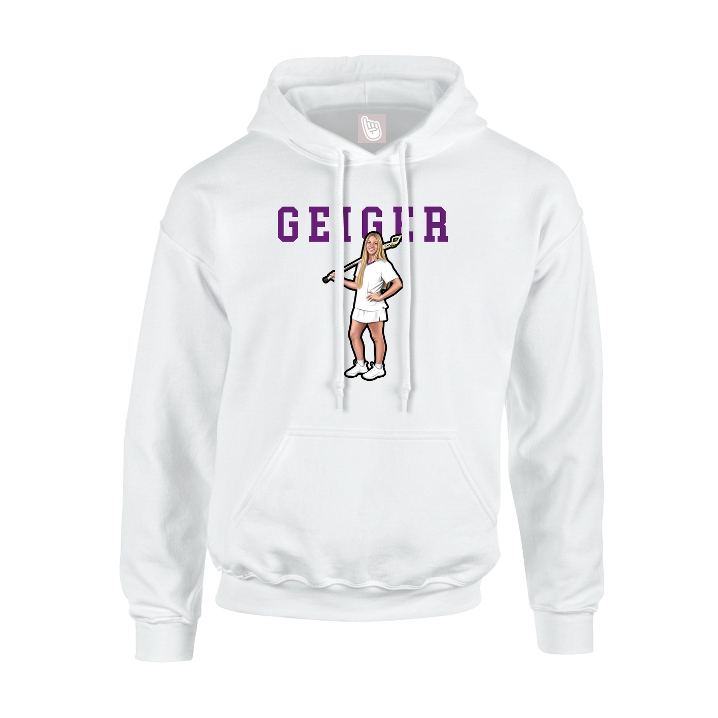 Hoodie — Shirsey in White