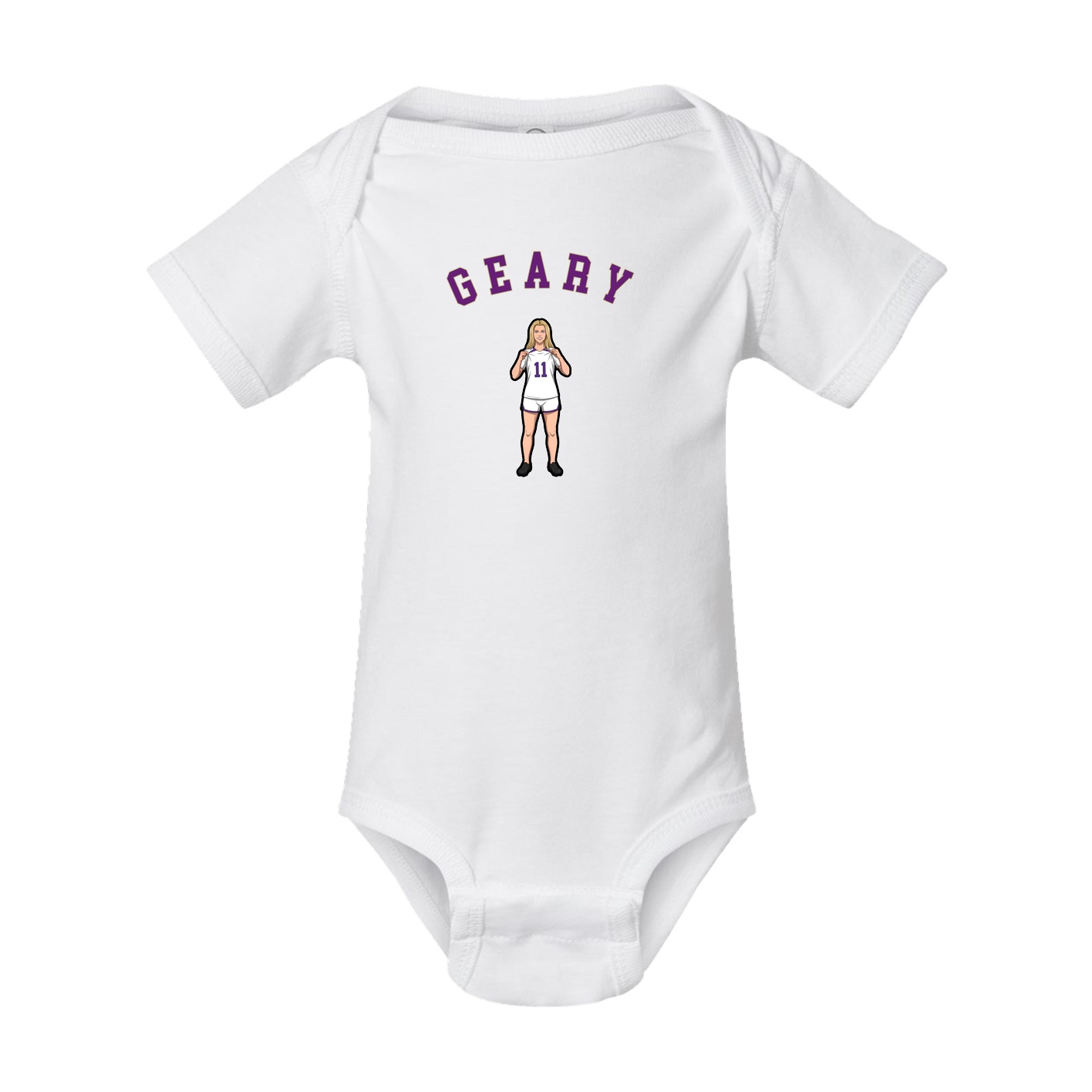 Baby Onesie — Shirsey Arch in White