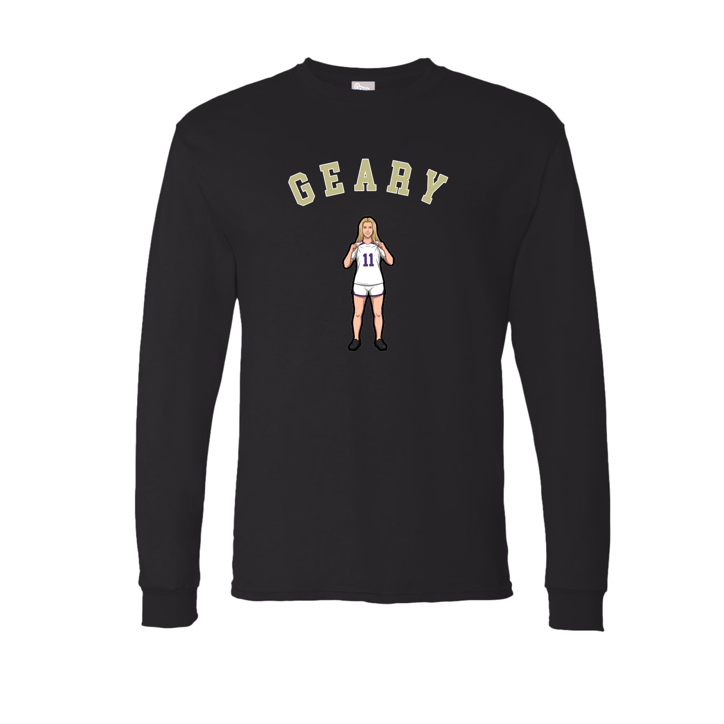 Long Sleeve Tee — Shirsey Arch in Black