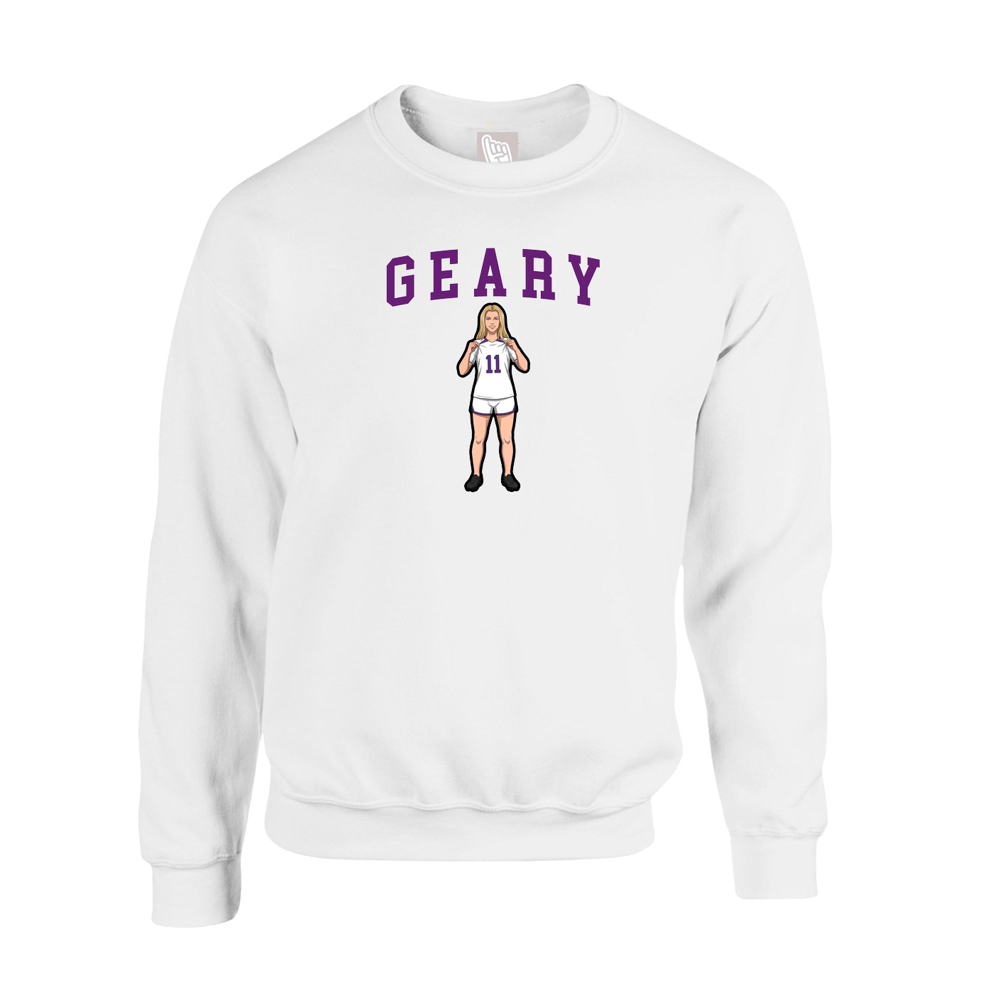Fleece Crew — Shirsey in White