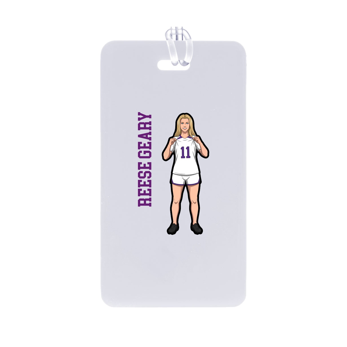 Bag Tag — Name Vertical in Classic