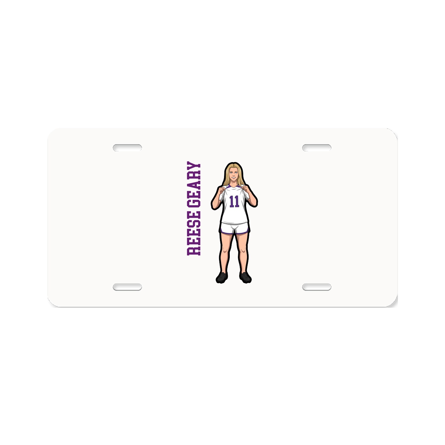 Aluminum License Plate