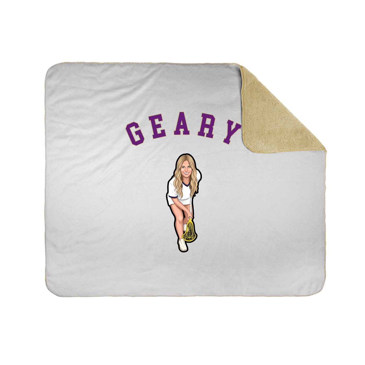 Throw Blanket — Shirsey Arch in White