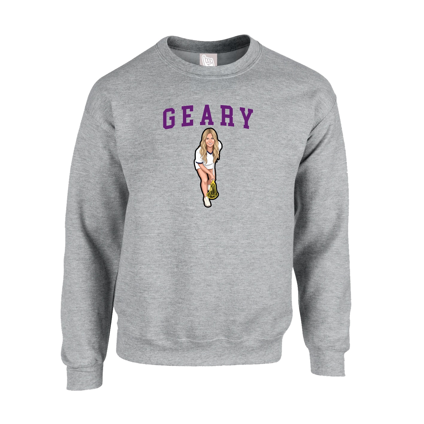 Fleece Crew — Shirsey in Grey