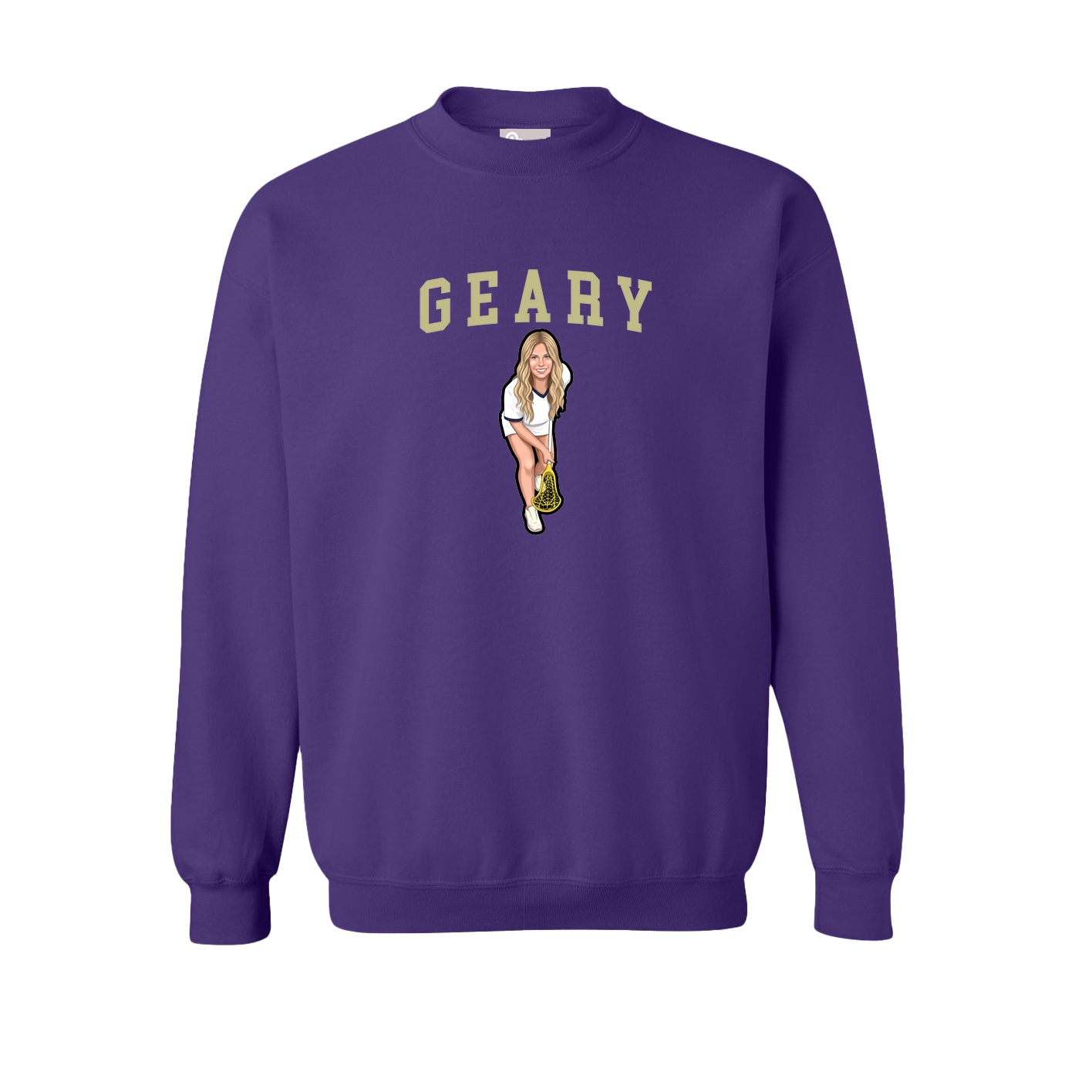Fleece Crew — Shirsey in Purple