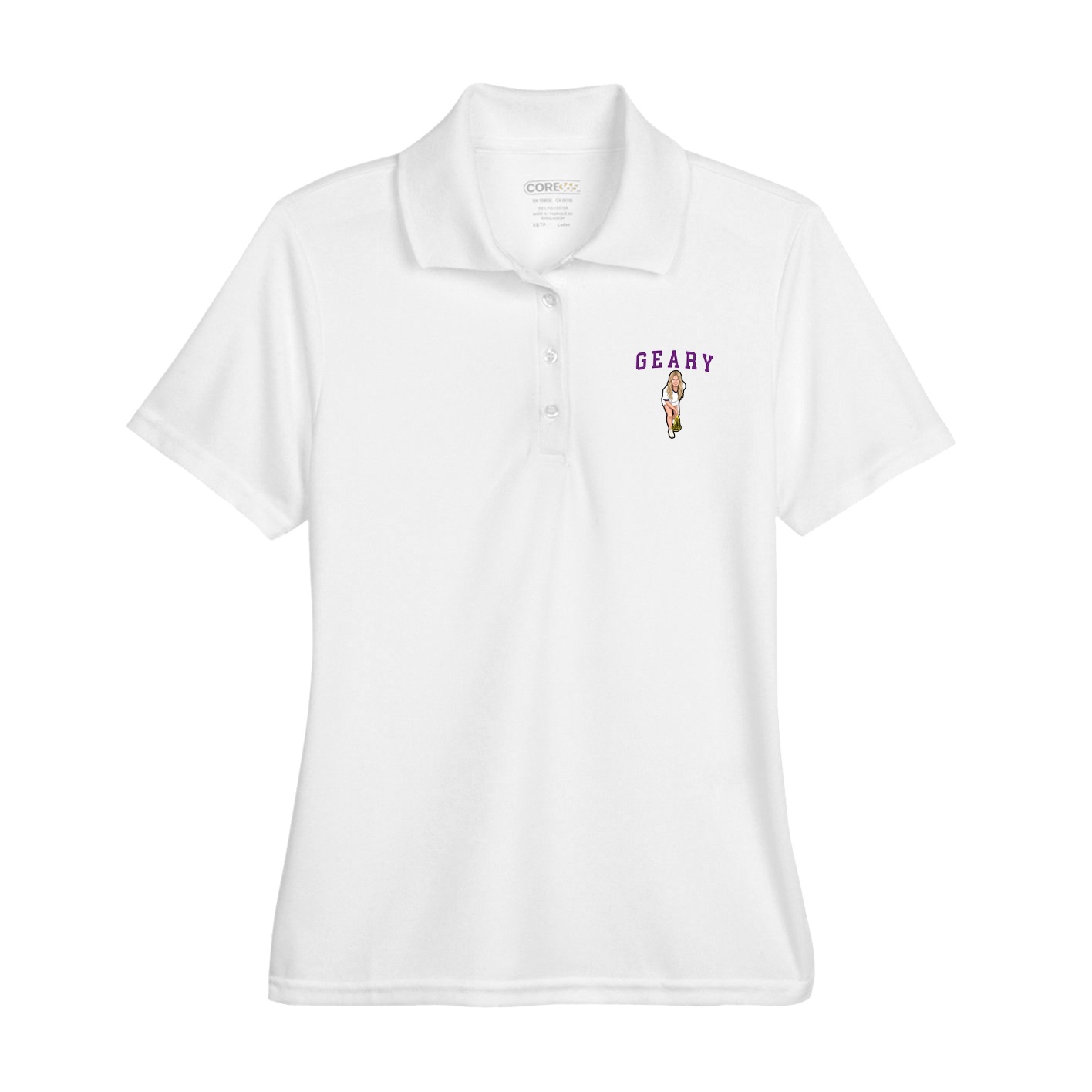 Womens Performance Polo — Shirsey in White