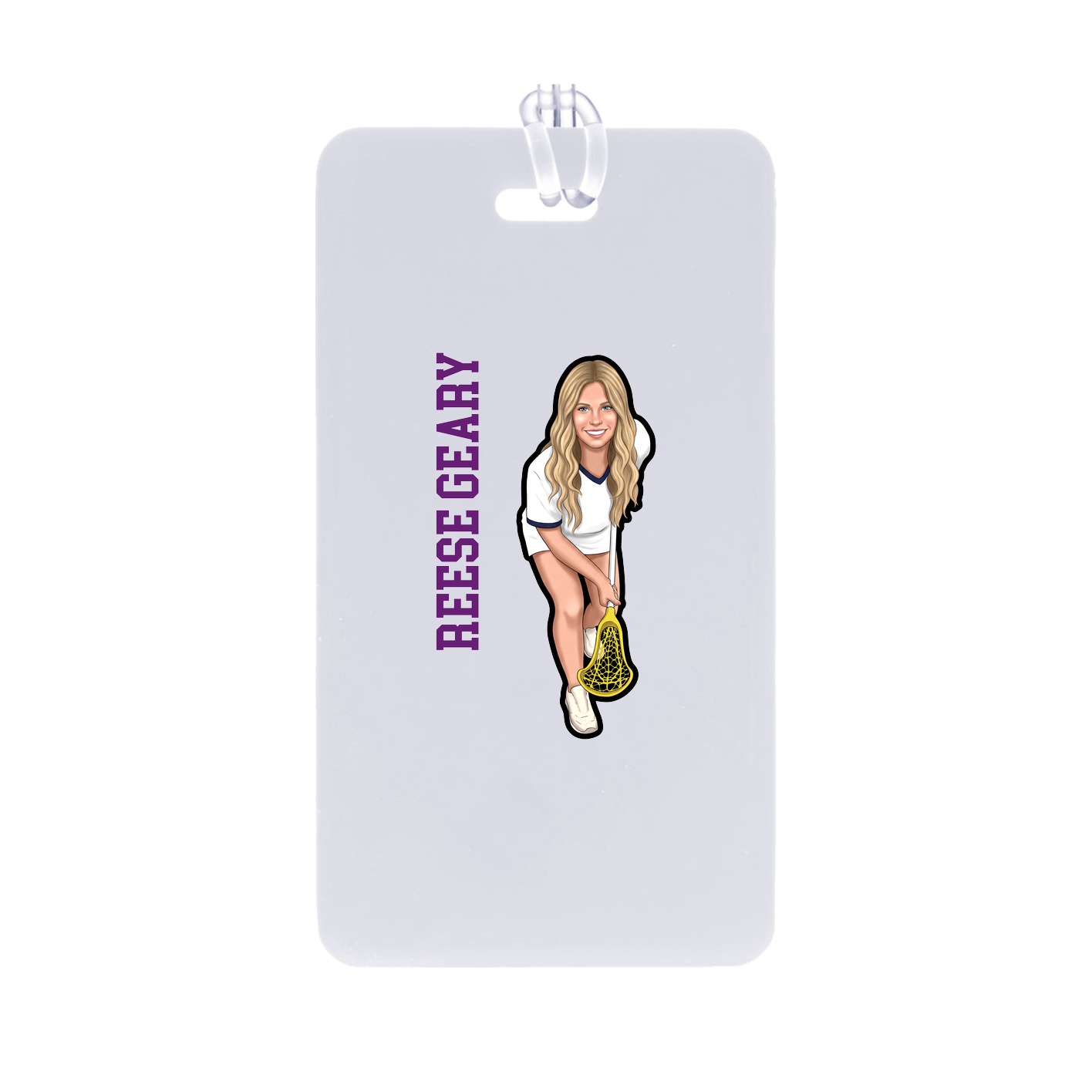 Bag Tag — Name Vertical in Classic