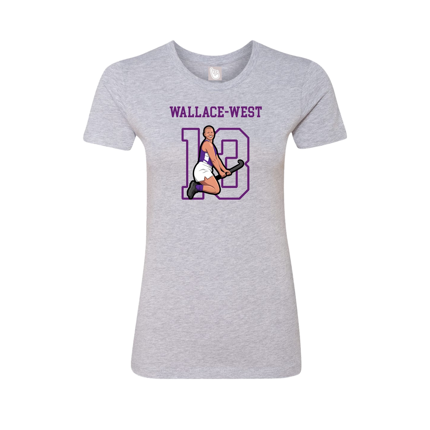 Fitted Women's Tee — Shirsey in Grey