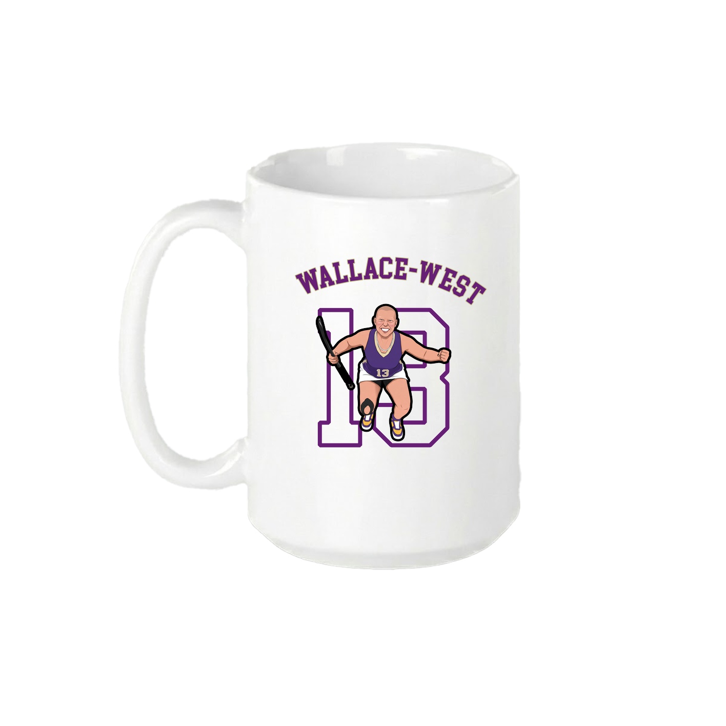 15oz Coffee Mug — Shirsey Arch in White