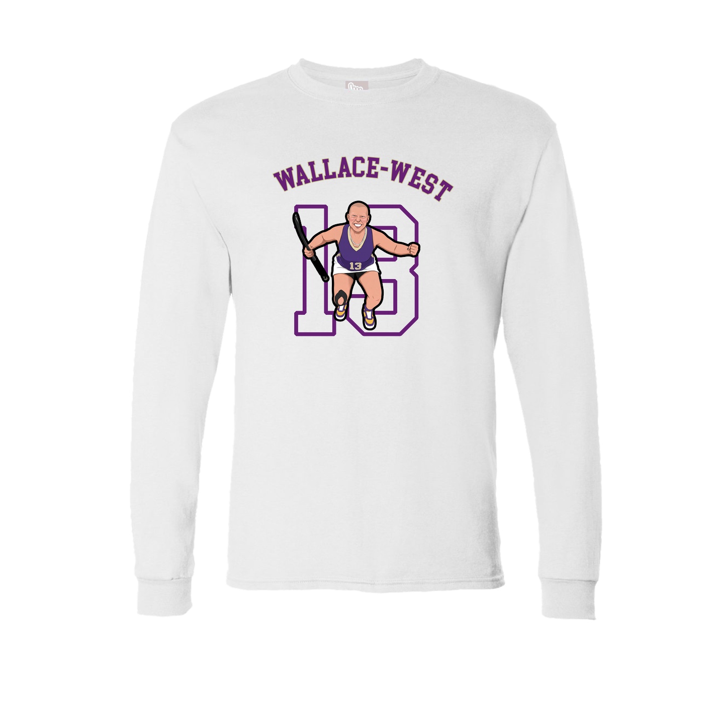 Long Sleeve Tee — Shirsey Arch in White