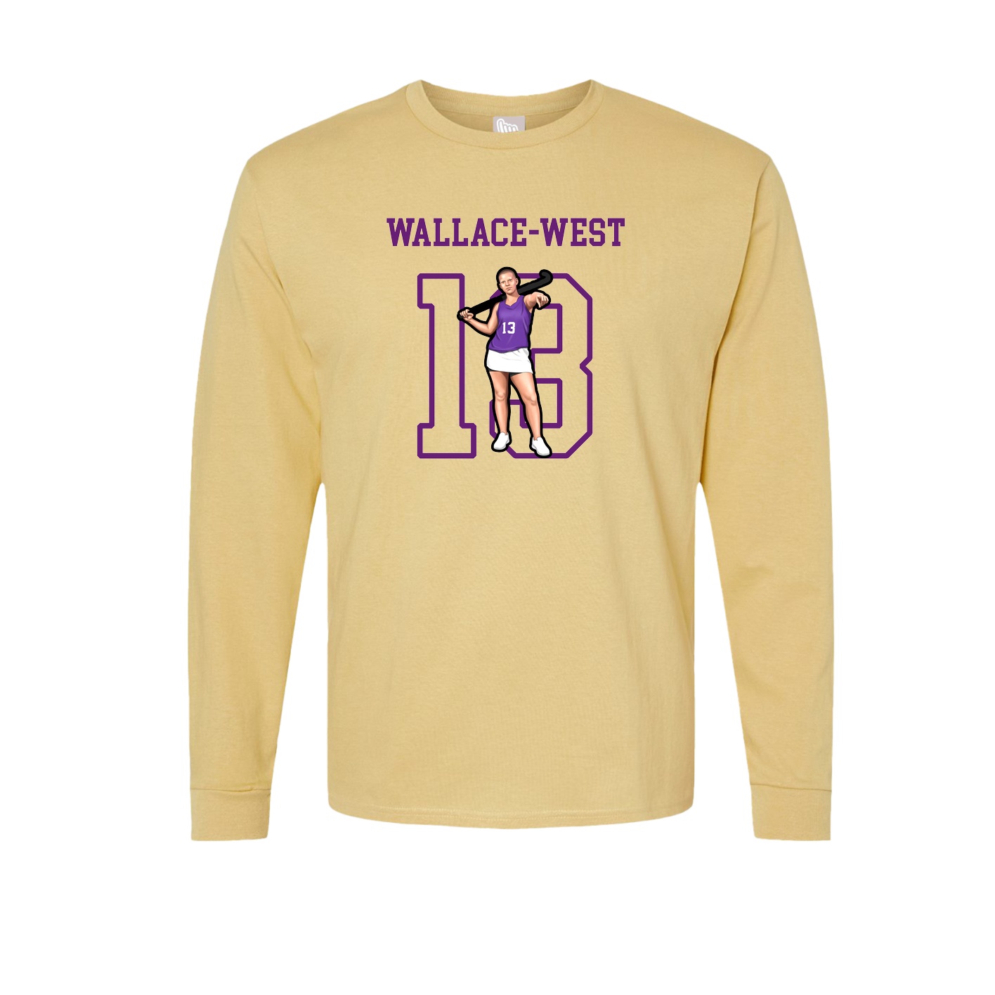 Long Sleeve Tee — Shirsey in Vegas Gold
