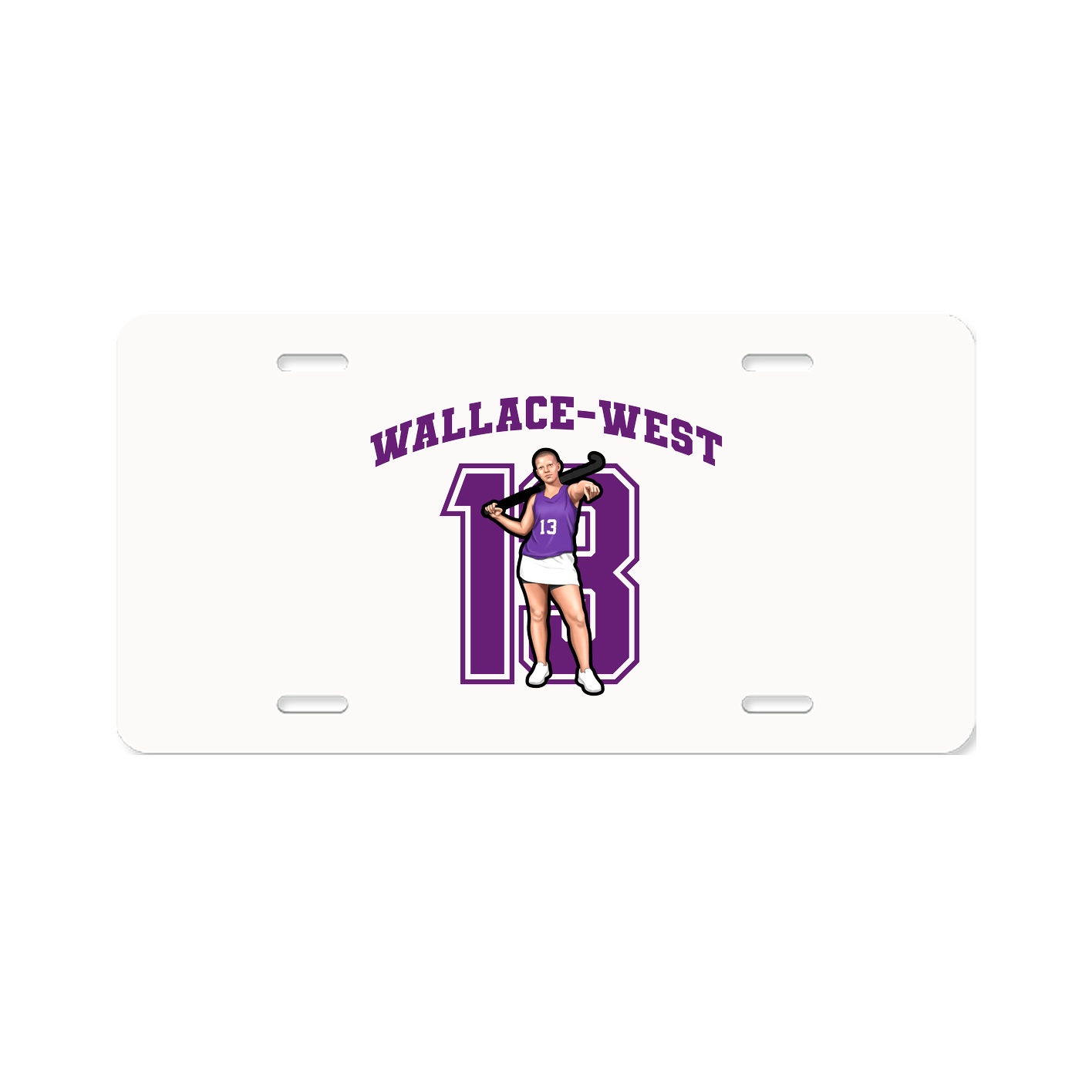 License Plate — Number in Classic