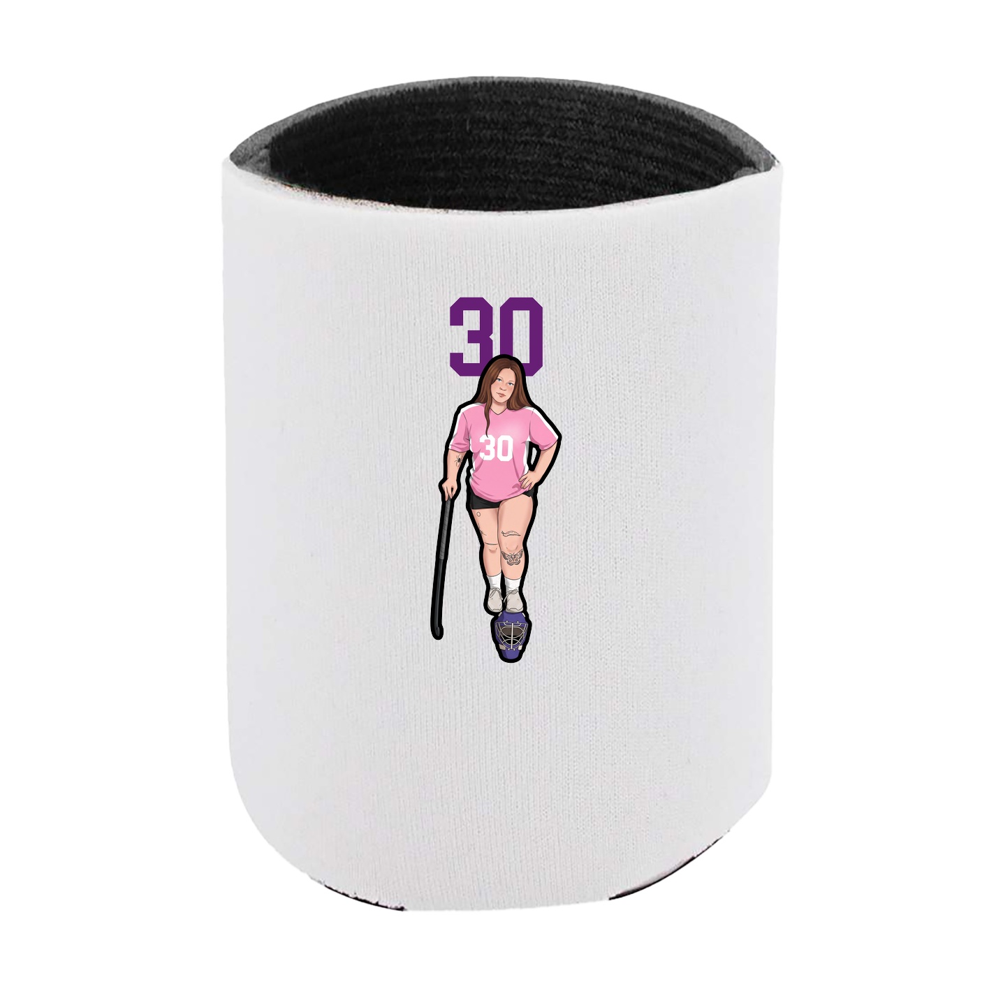 Can Holder — Number Top in White
