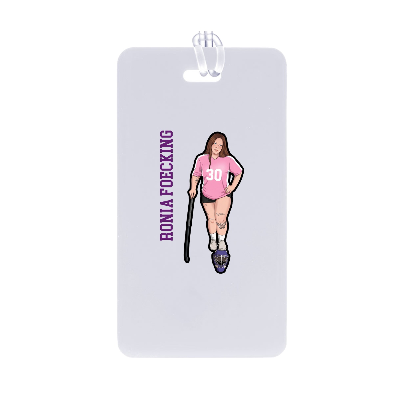Bag Tag — Name Vertical in Classic