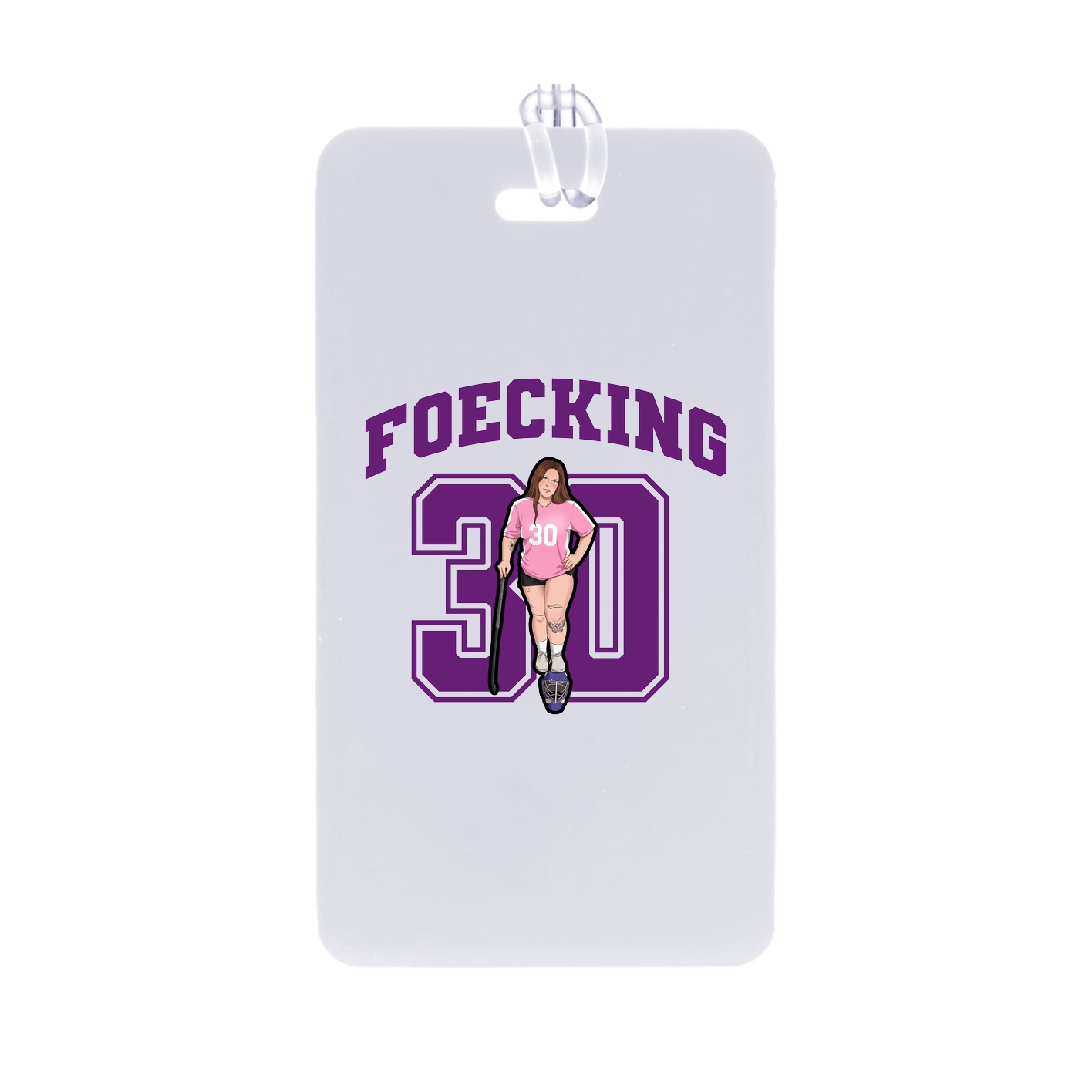 Bag Tag — Number in Classic